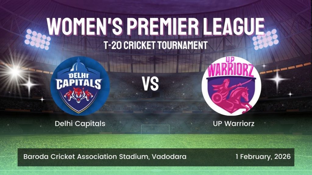 WPL ID Cric Match 365 Login Delhi Capitals vs UP Warriorz WPL 2026