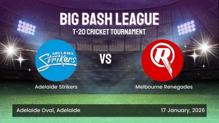 WIN MATCH 365 BBL ID Login Adelaide Strikers vs Melbourne Renegades