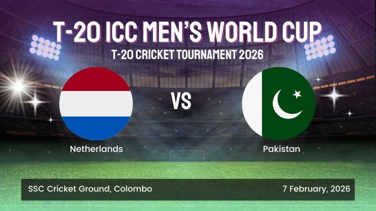 T20 ID CricMatch365 Netherlands vs Pakistan 2026