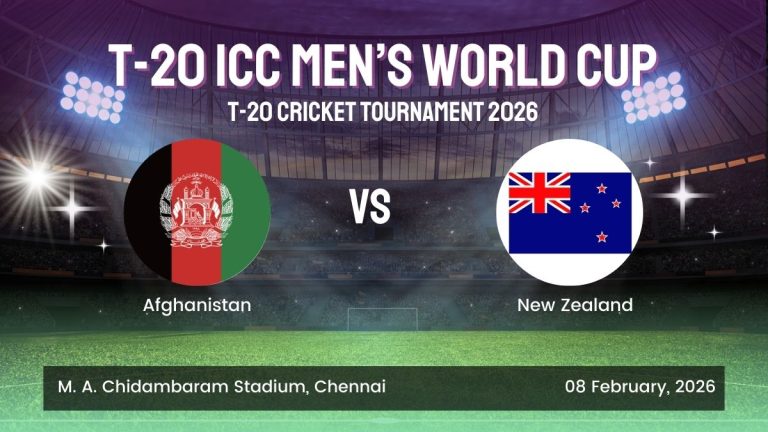 CricMatch365 T20 ID Afghanistan vs New Zealand