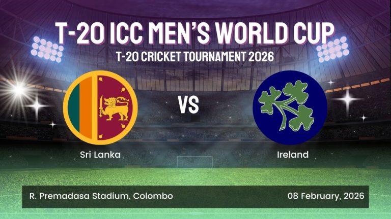 T20 ID CricMatch 365 Sri Lanka vs Ireland